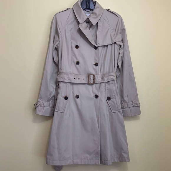 Banana Republic | Golden Beige Water-Resistant Classic Twill Lined Trench Coat M - Picture 1 of 17